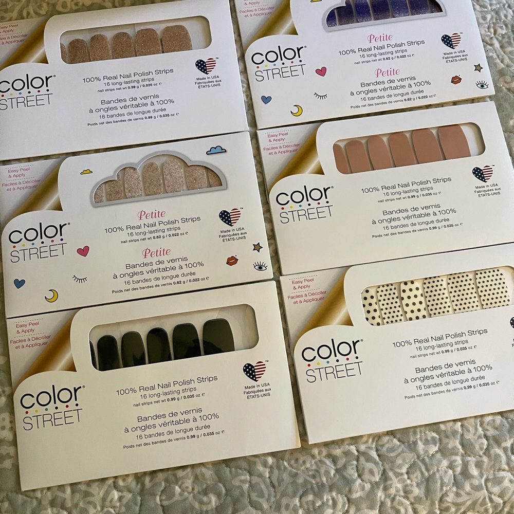 NEW IN PACKAGE Color Street Bundles